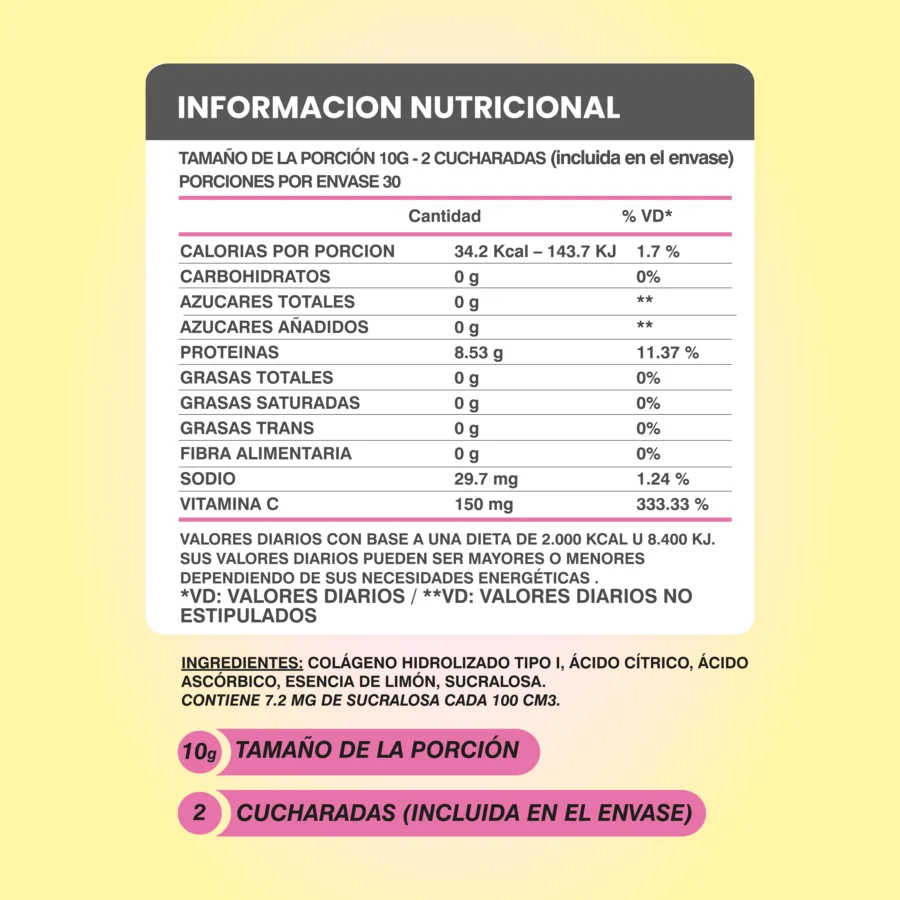 Colageno T1 + Vitamica C 3_Suplementos Maresco Colágeno T1 + Vit C